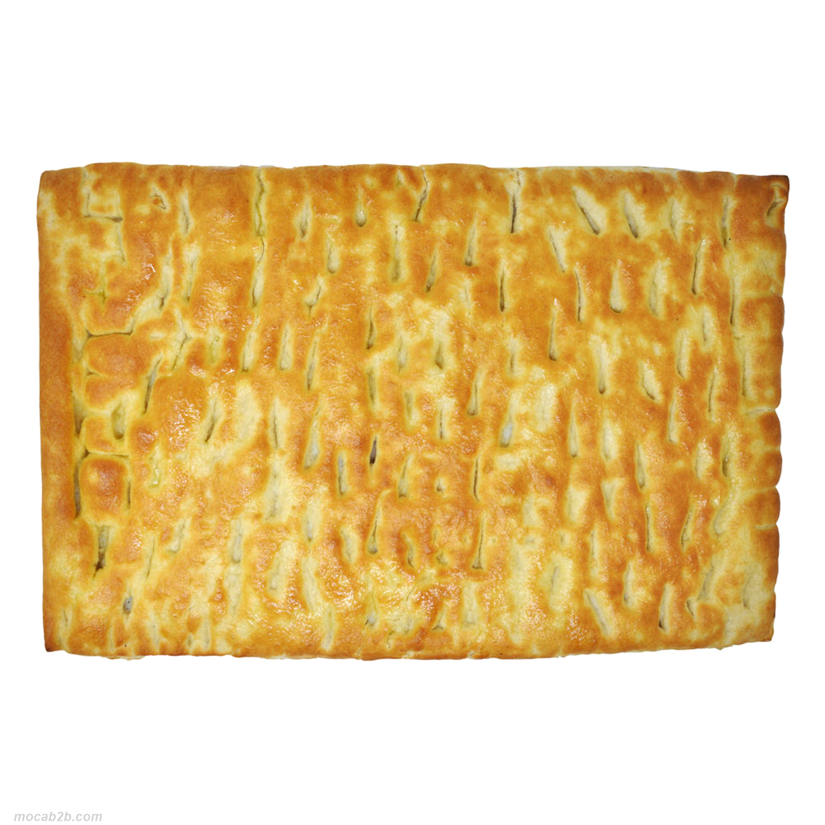 Tipica focaccia classica genovese. 30x40 cm. 