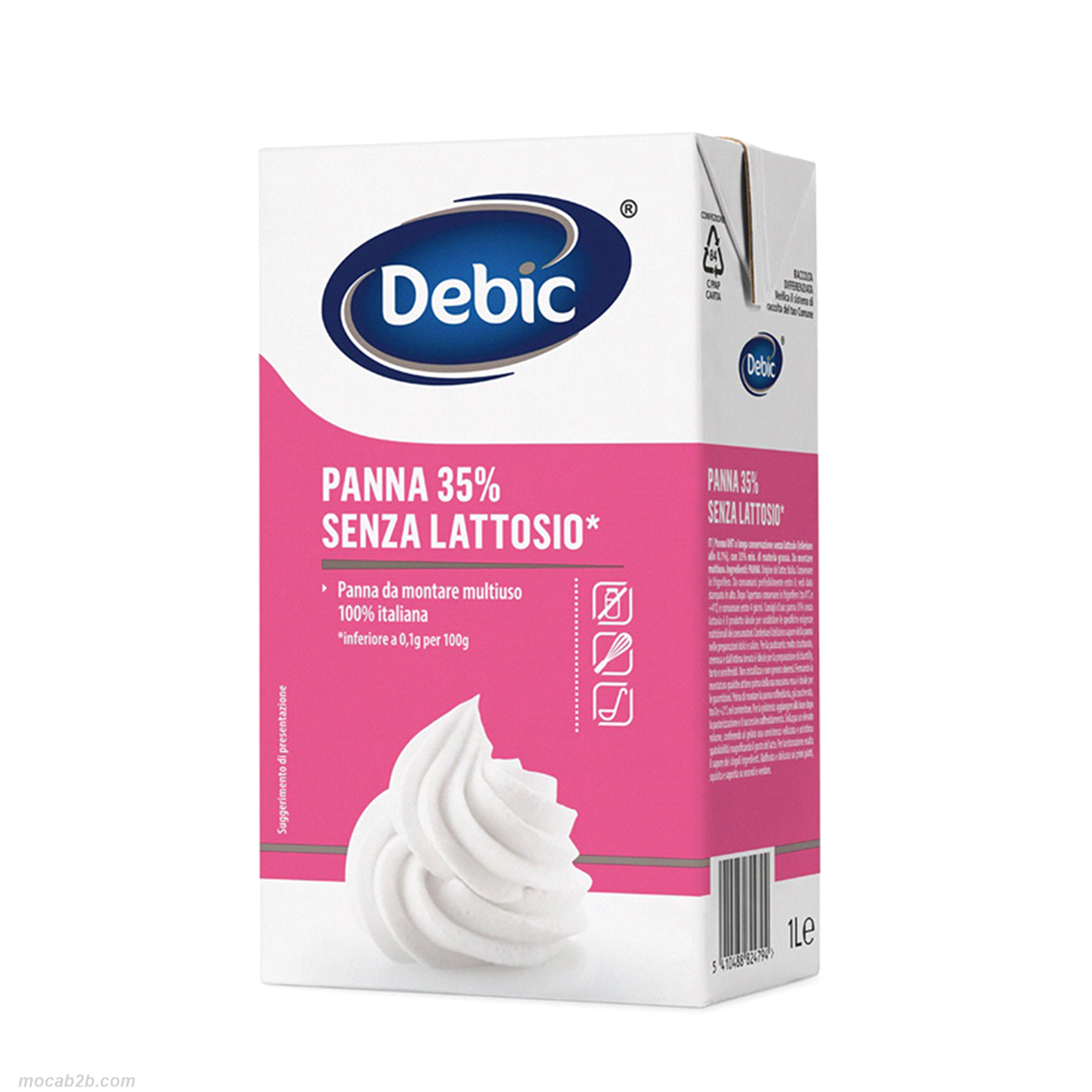La panna al 35 % di grassi di alta qualità, strutturata, cremosa e dall’ottima tenuta è senza lattosio. Panna multiusi di origine animale, senza additivi dal gusto pieno e fresco. 