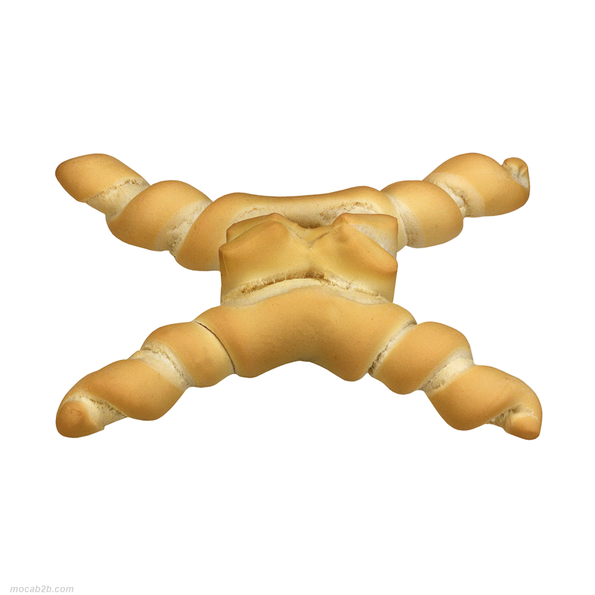 Crosta croccante, internomorbido e alveolato, tipico pane ferrarese. 100 gr. 