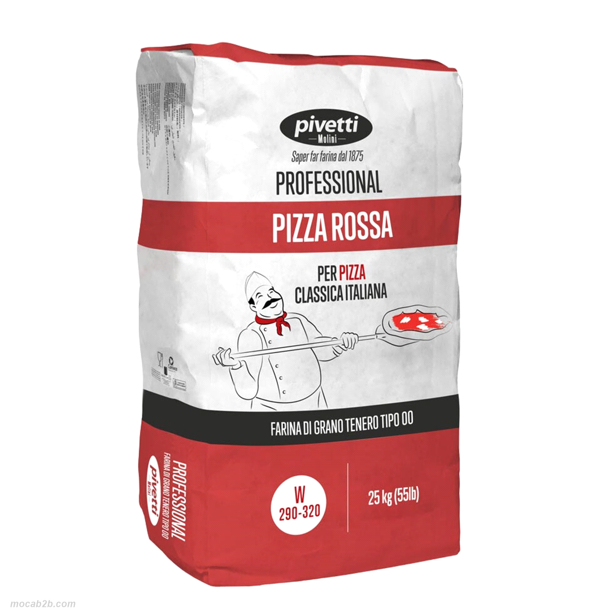 Professional Pizza Rossa è la nostra farina ideale per la produzione di pizza classica italiana, che garantisce un’ottima tenuta di lievitazione e facile lavorabilità.
Consigliata per lunghe lievitazioni (24-36 ore).
W: 290 – 320.
Assorbimento: medio alto.
Tempo d’impasto: medio.
Estensibilità: medio alta.
Varianti disponibili: tipo 00. 