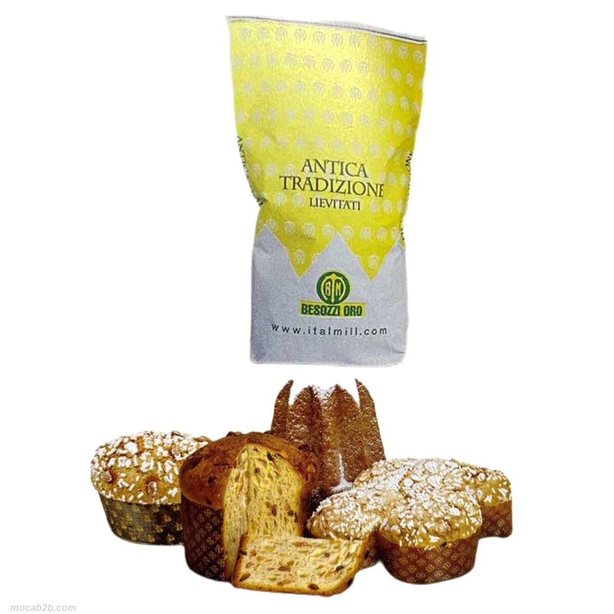 Ideale per la produzione di lievitati con lievito naturale.
Ingredienti: farina di grano tenero tipo "00".W 370-390. P/L 0.50-0.55. Potere di assorbimento >=60. Stabilità >=15 