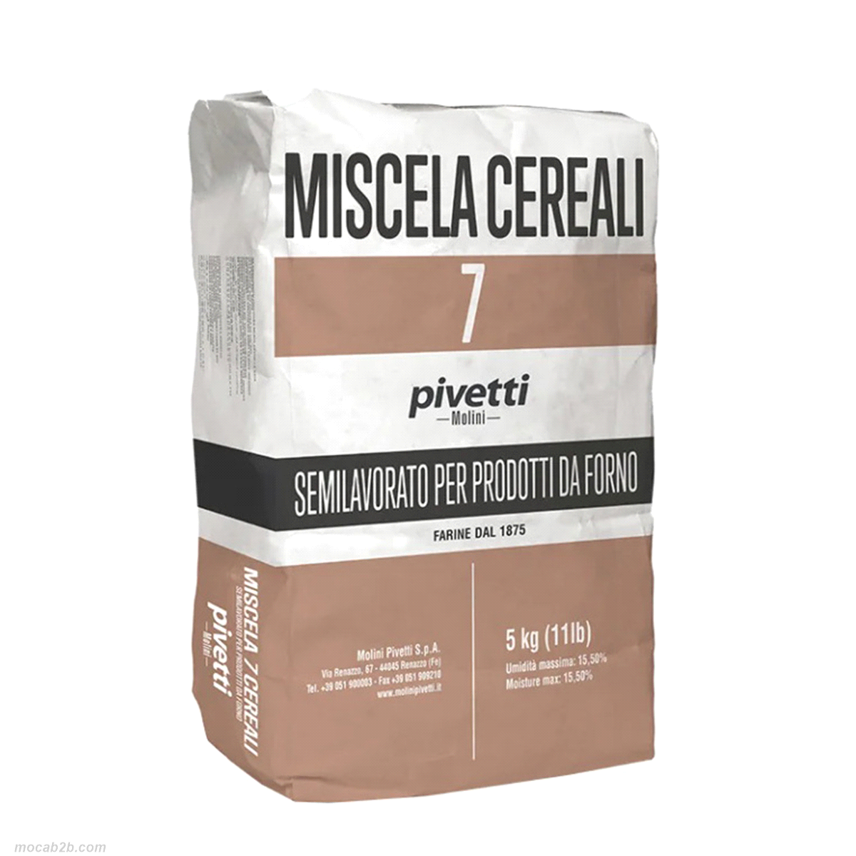La miscela comprende: farina di grano tenero, farina di farro, farina di grano saraceno, farina di sorgo, farina di riso, farina di avena e farina di segale. ideale per essere utilizzato in purezza, garantendo performance eccellenti e sapori autentici che valorizzano ogni preparazione. 
