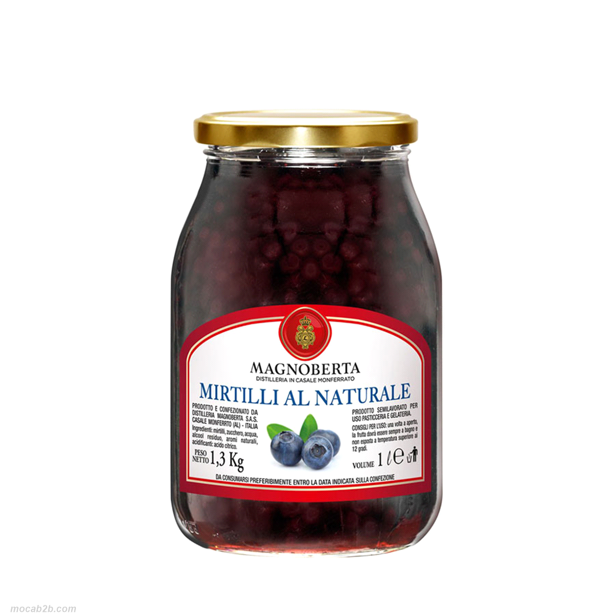 Mirtilli al naturale per uso pasticceria e gelateria 