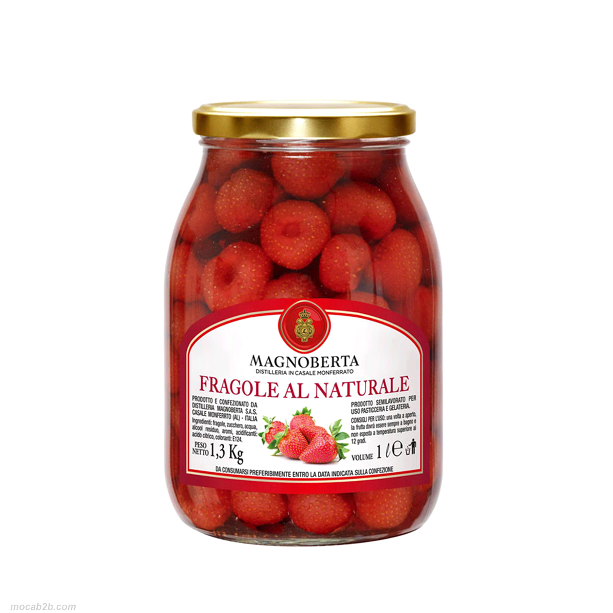 Fragole al naturale per uso pasticceria e gelateria 
