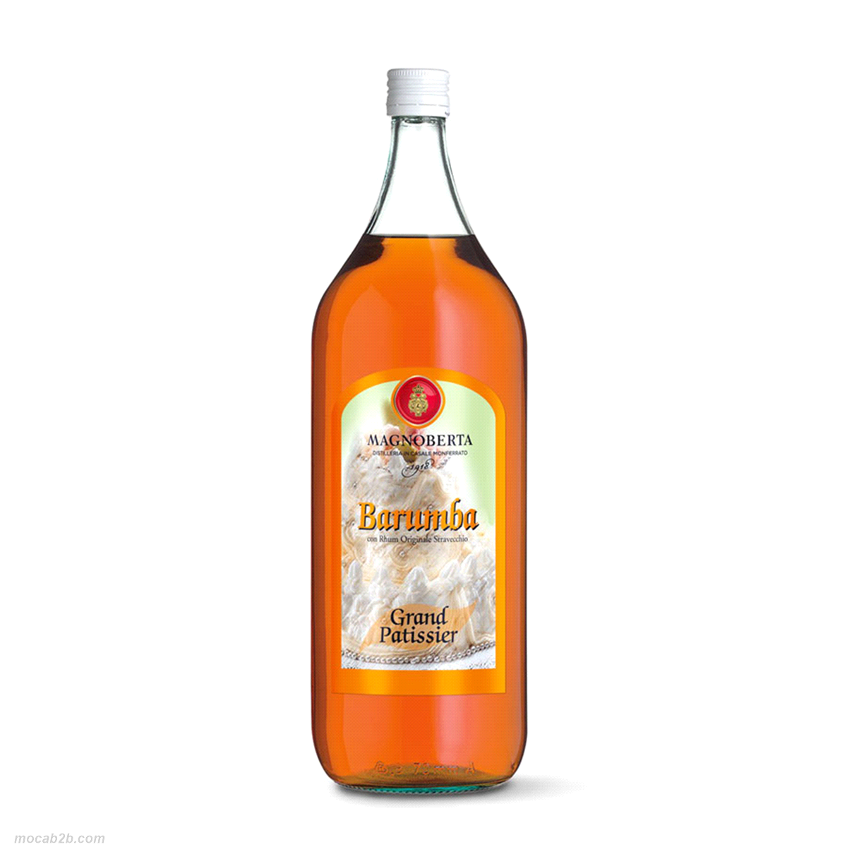 Pregiato Rhum a bassa gradazione,sapientemente selezionato per esaltare al massimo il sapore di questa intensa bagna dalle piacevoli e dolci note aromatiche. 