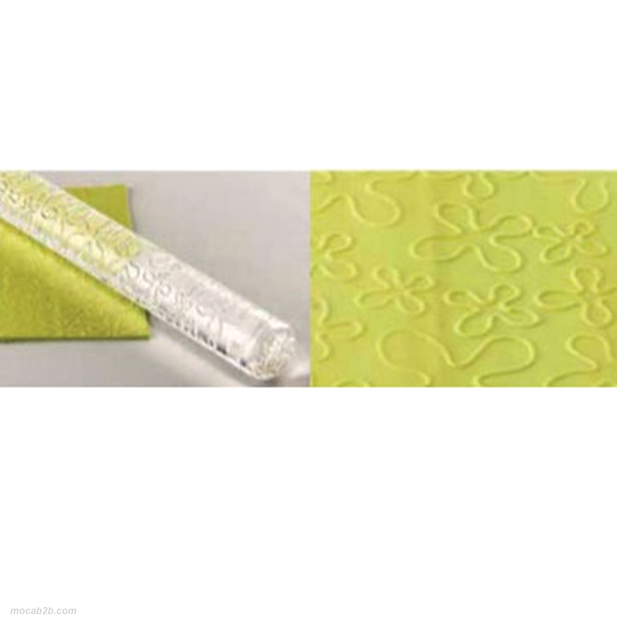 Rullo in policarbonato per incisione e decorazione pasta di zucchero. Diametro 3 cm - lunghezza 33 cm 