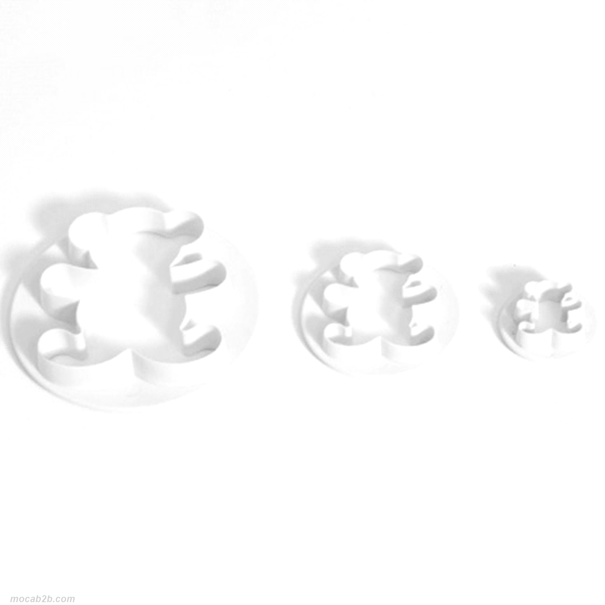 Stampo coppapasta a forma di orsetto in 3 misure 