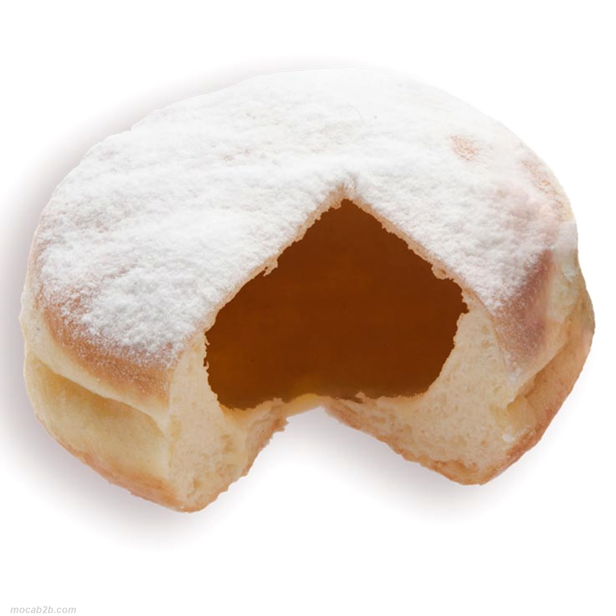 Bombolone senza farcitura pronto per essere farcito. Scongelamento 1 ora a temp. ambiente (max.25° C) 