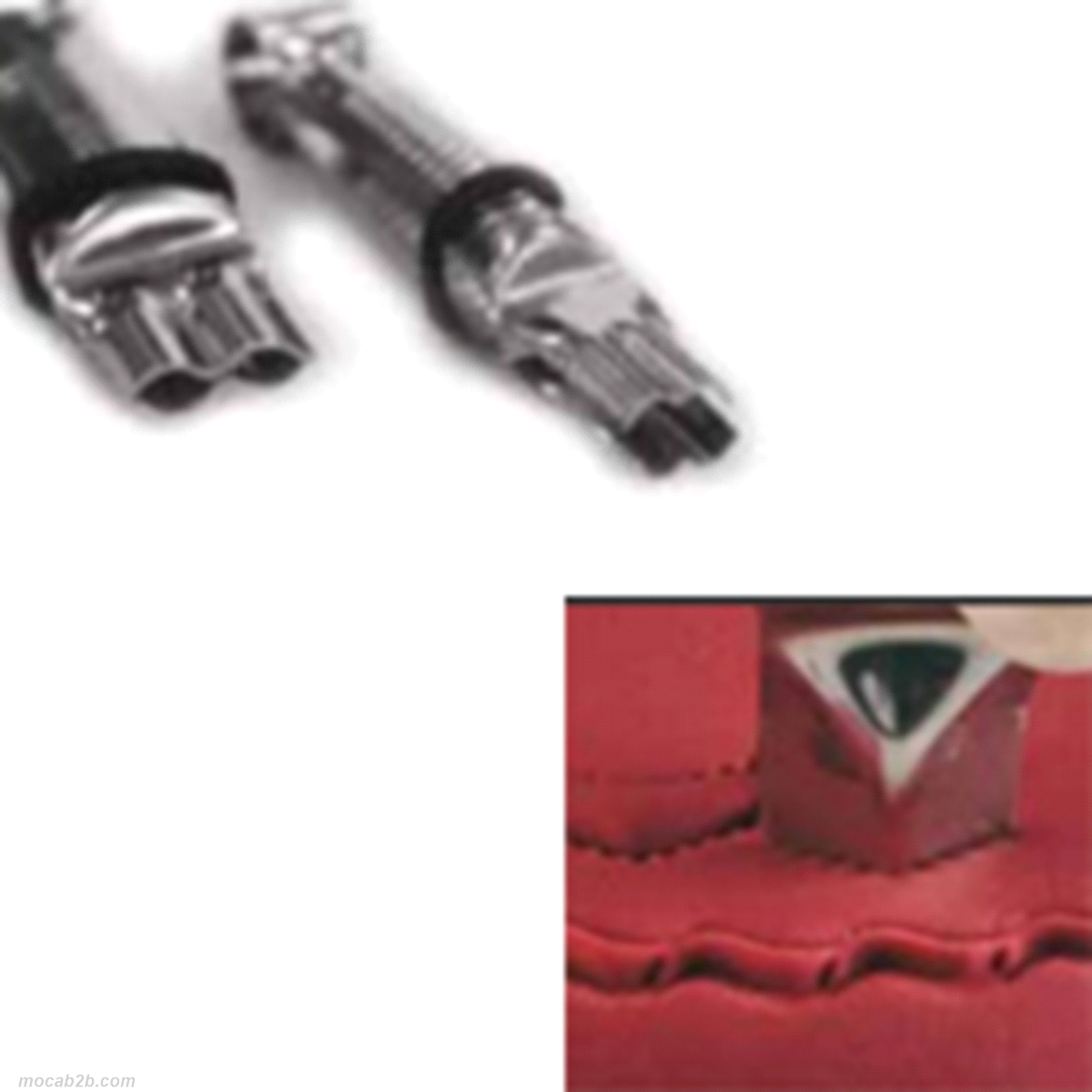 Set 2 pinzette per decoro pasta 