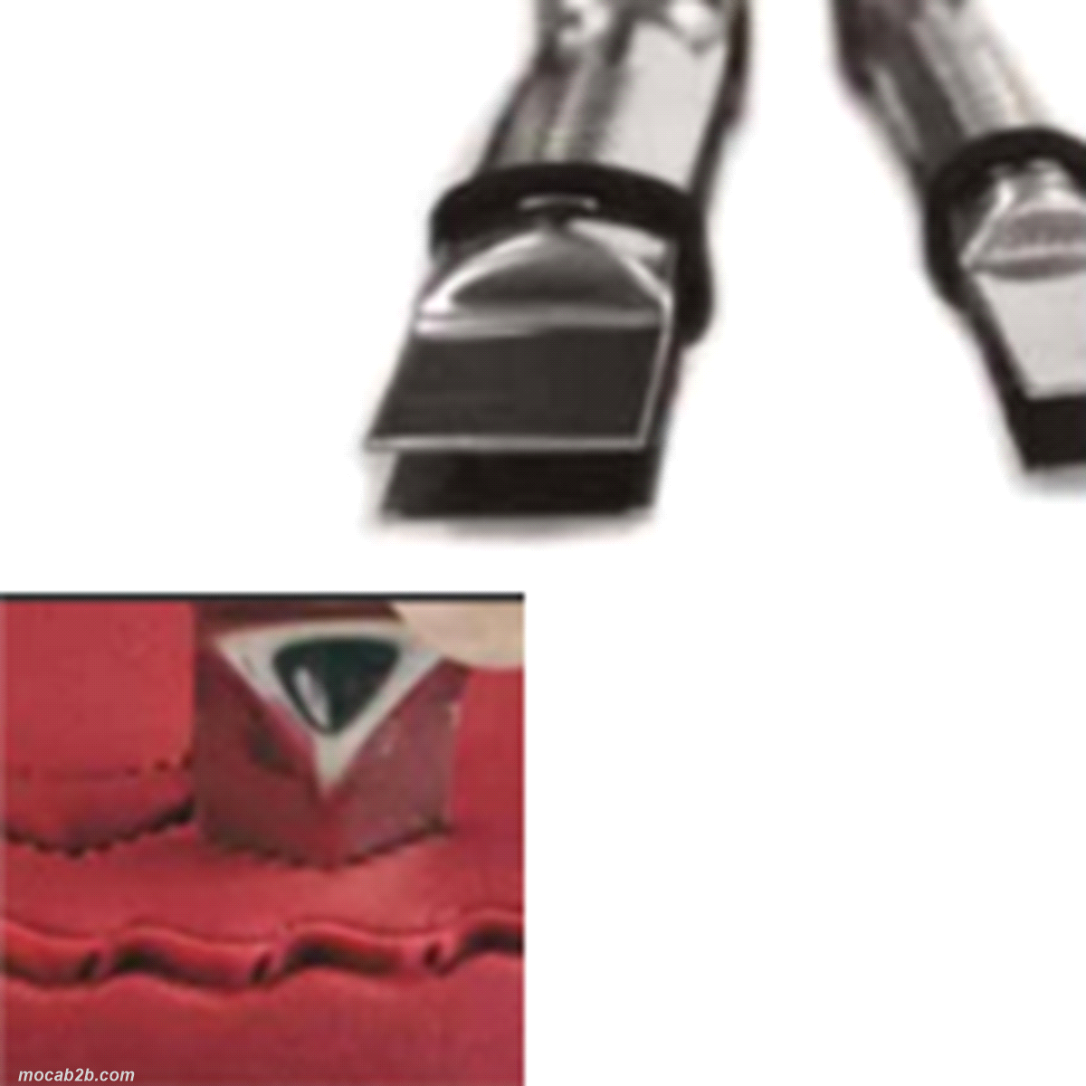 Set 2 pinzette per decoro pasta 