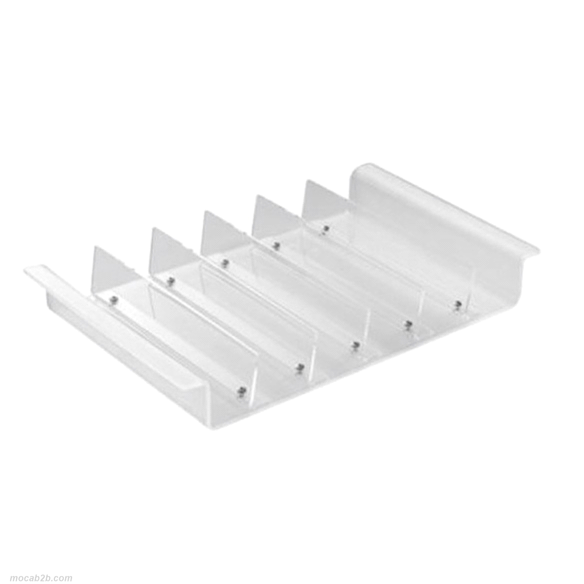 Espositore per biscotti gelato per vetrina verticale in plexiglass. Dimensioni 380x235 h 40 mm 