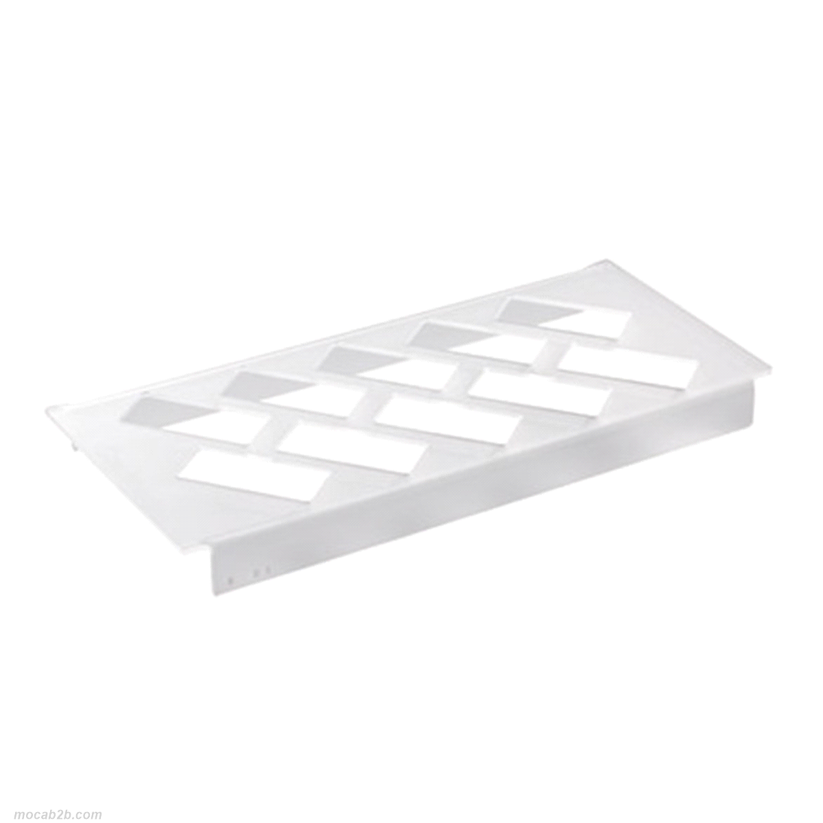 Espositore per biscotti gelato 10 fori in plexiglas; Dimensioni: 165x360 h 27 mm 