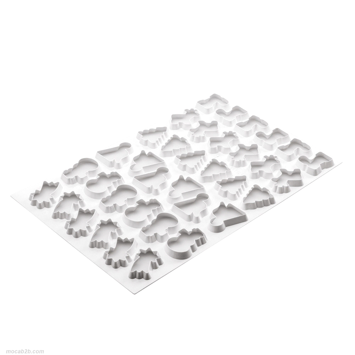 Griglia tagliapasta in plastica per la produzione di soggetti tematici di pasta frolla, sfoglia e altri impasti. Ideale per la preparazione di biscotti dolci e salati.
Dimensioni del piatto: 60x40 cm. 