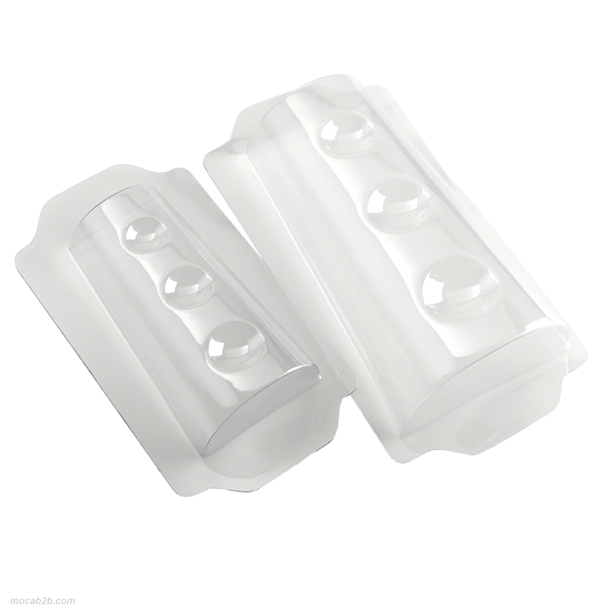 Stampo per torte e semifreddi realizzato in materiale plastico flessibile e resistente, per una facile sformatura e un uso ripetuto.
La confezione contiene 2 pezzi della stessa forma, di misura piccola e grande.
Grande: 250x136mm - h 72mm.  Piccolo: 180x98mm - h 52mm. 