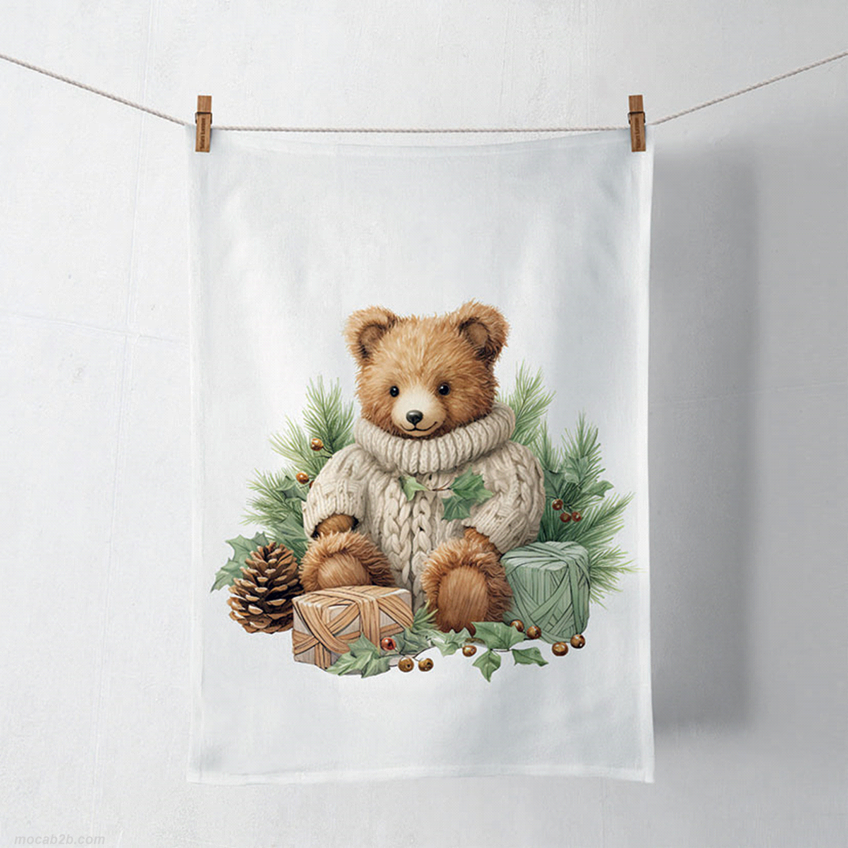 Strofinaccio in cotone al 100%, Dimensioni: 100x70cm. 