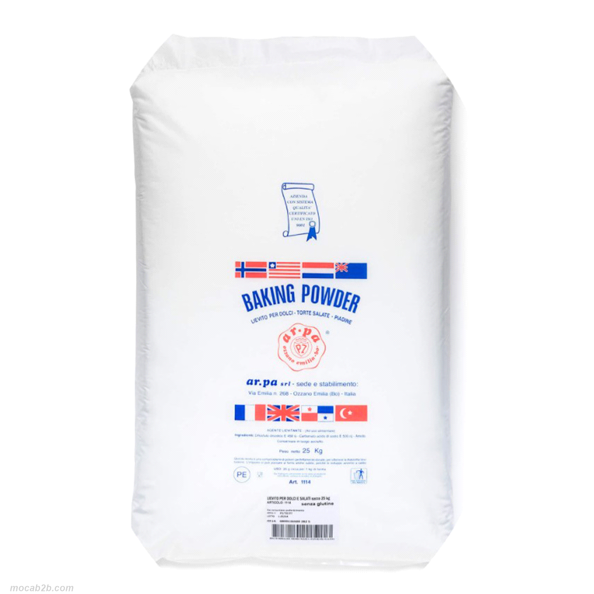 Lievito per dolci, torte salate e piadine. 