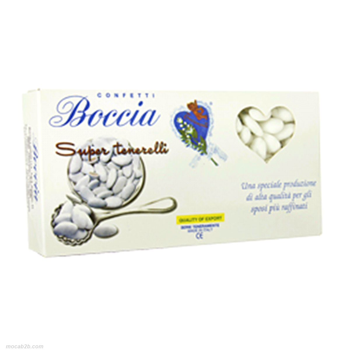 Mandorla pelata selezionata accuratamente e ricoperta da pasta confettata.Per gli amanti dei confetti che non li consumano solo nelle ricorrenze speciali.Gluten free.
 