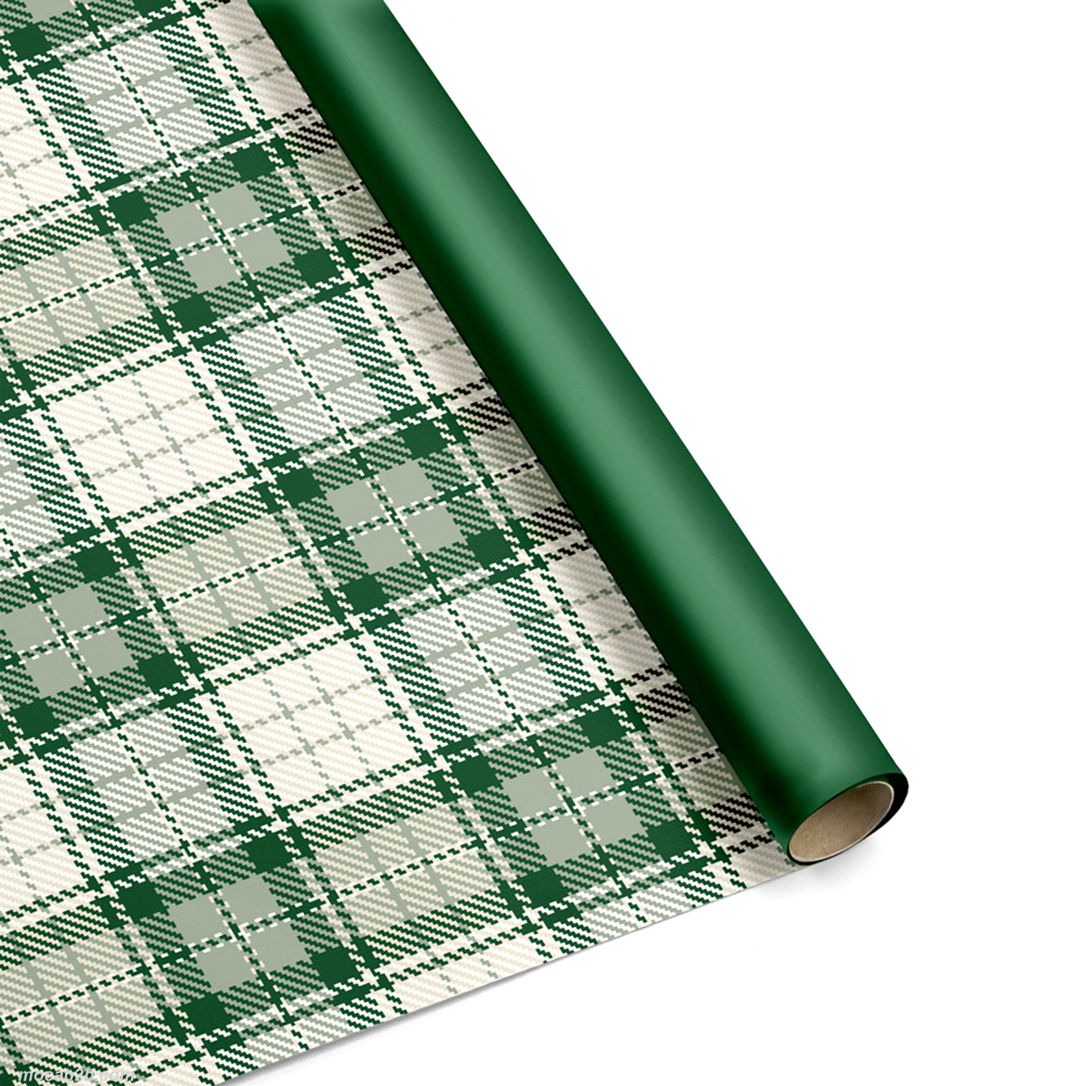 Bobina poli New tartan verde scuro con packaging personalizzato Wandy 1x 25mt. 