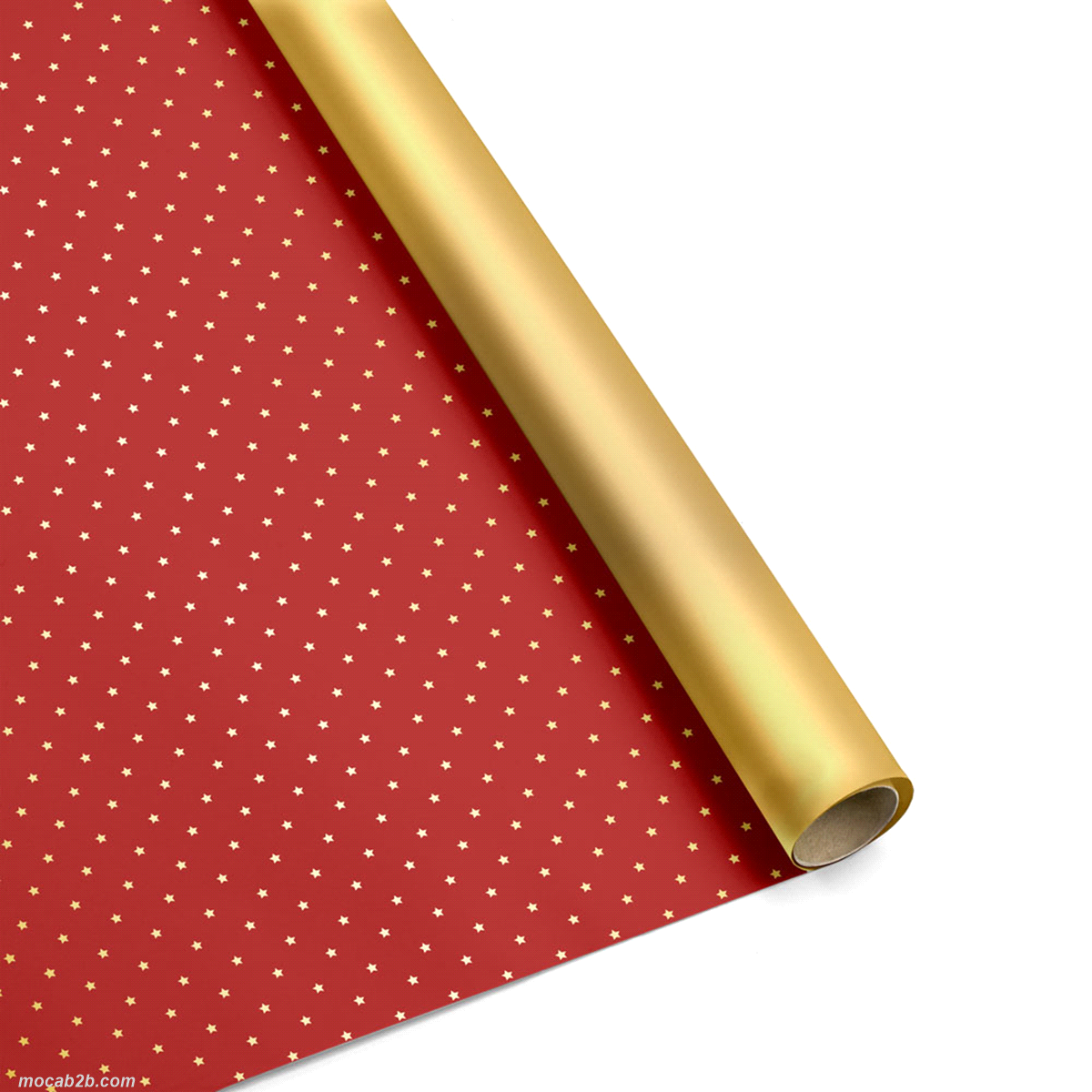 Bobina poli mini star bordeaux/oro con packaging personalizzato Wandy 1x 25mt. 
