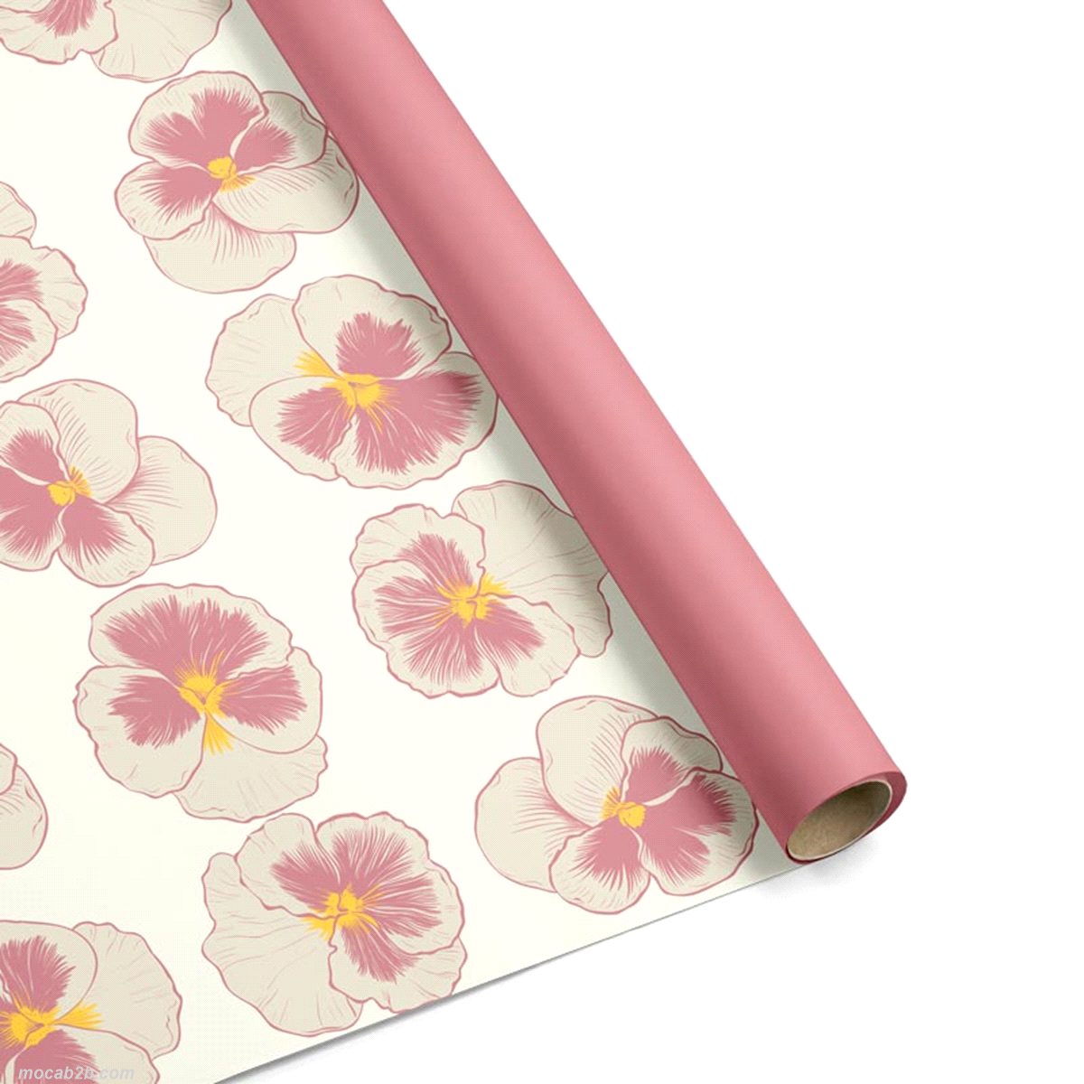 Bobina perlata 40my viola rosa/lino ppl 1x25mt. 