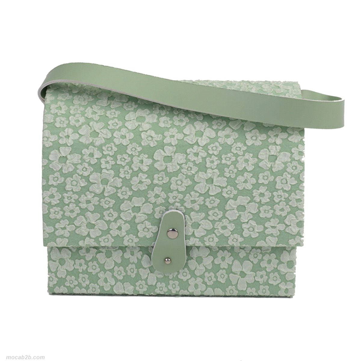 BAULETTO LES FLEURS VERDE 14x9 h11 
