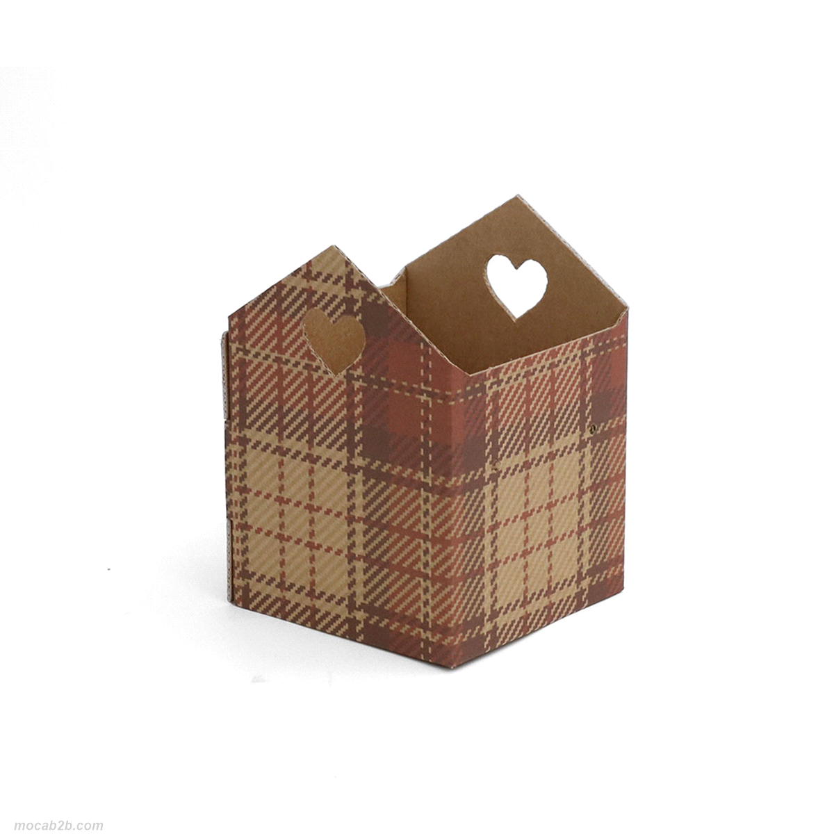 CASETTA NEW TARTAN BORDEAUX 11x11h15 