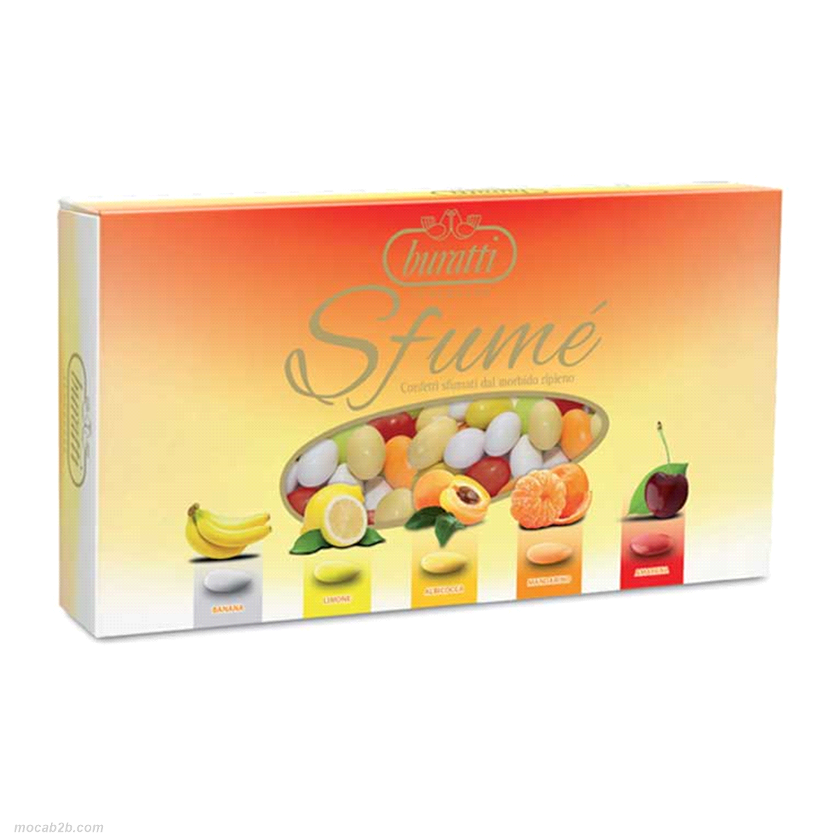 Fragranti mandorle tostate ricoperte di finissimo cioccolato bianco ai molteplici gusti, finemente avvolte da un sottilissimo strato di zucchero assortito nei colori. Confezione da 1 kg. Gluten free.
 