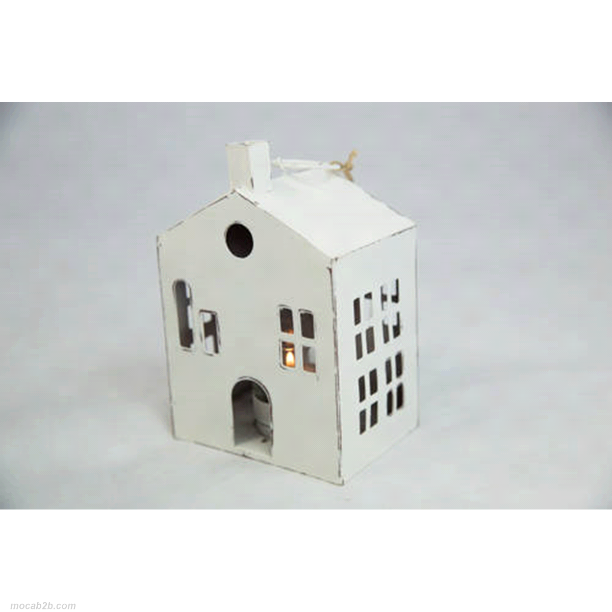 CASETTA PORTACANDELA CERAMICA 