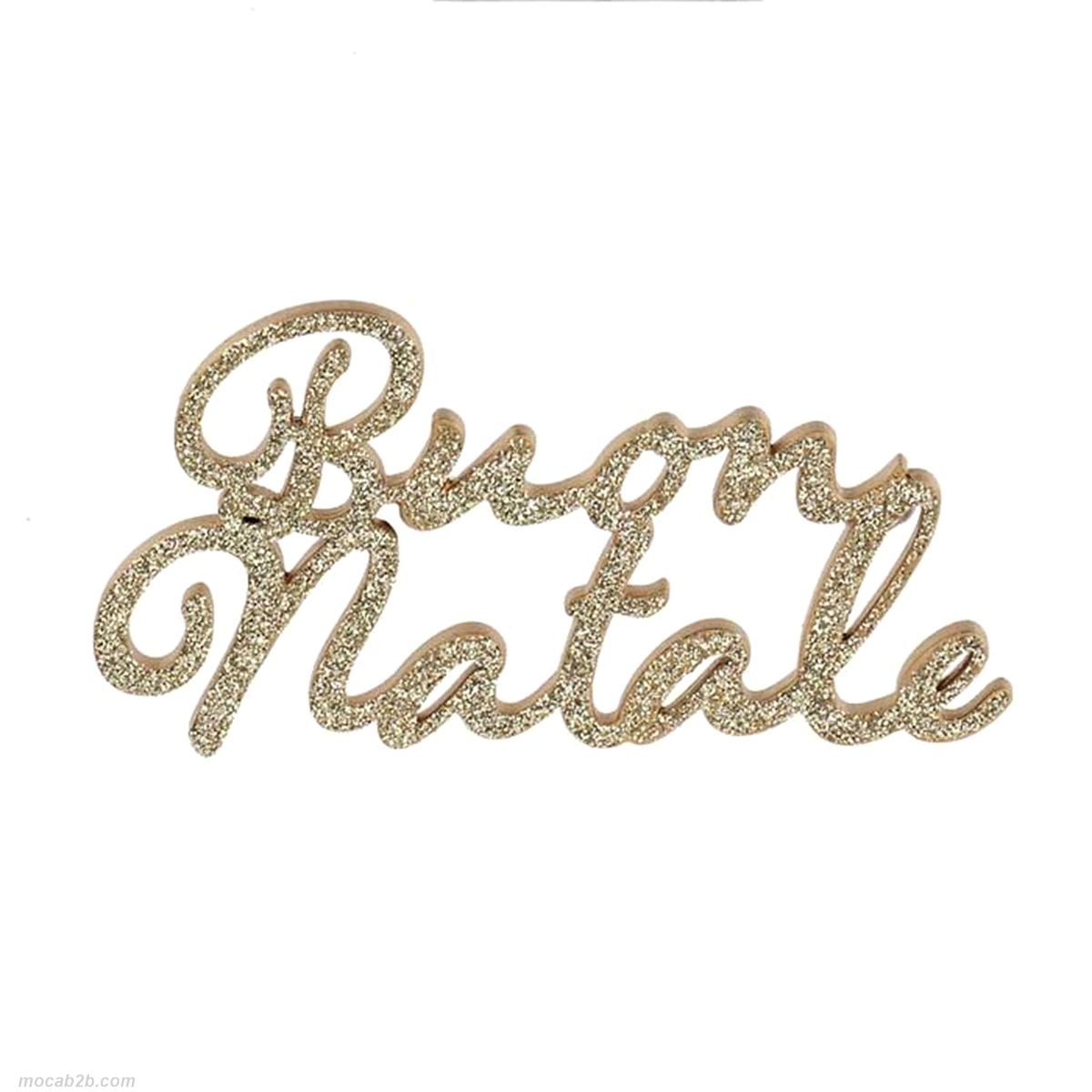 BUON NATALE GLITTER ORO 11xh5cm 