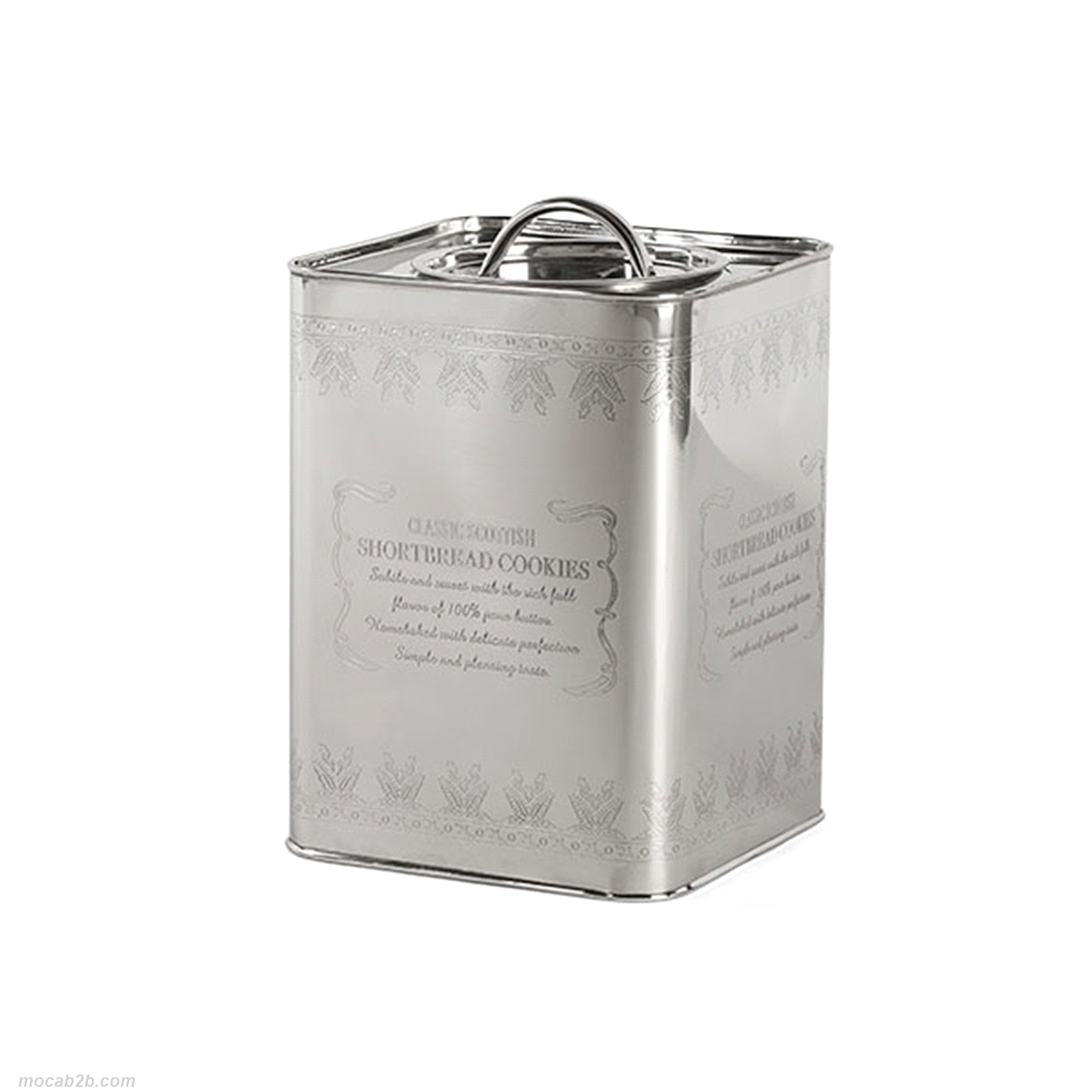 SCATOLA QUADRATA METALLO 18x18h24 