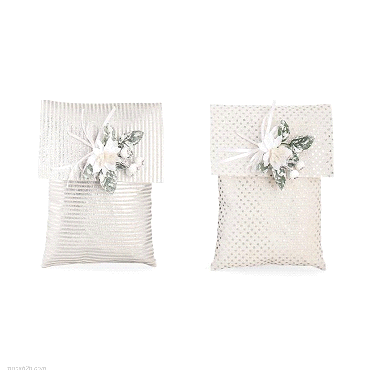 BUSTA POIS/RIGHE ARGENTO STELL 15x21 