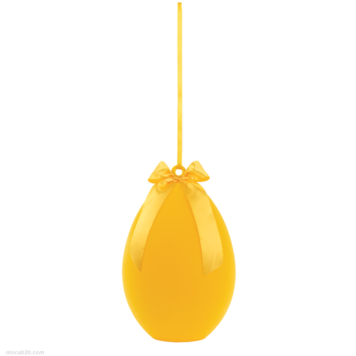 UOVO GIALLO FLOCCATO DA APPENDERE h.40 