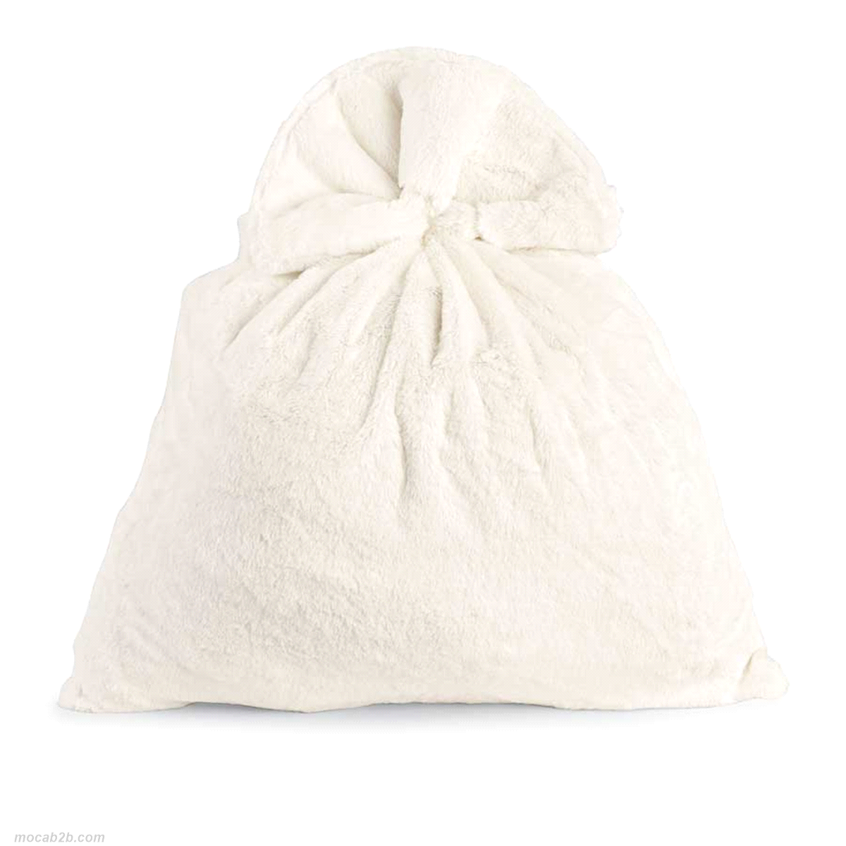 Portapanettone sacco ecopelliccia avorio 65x80 