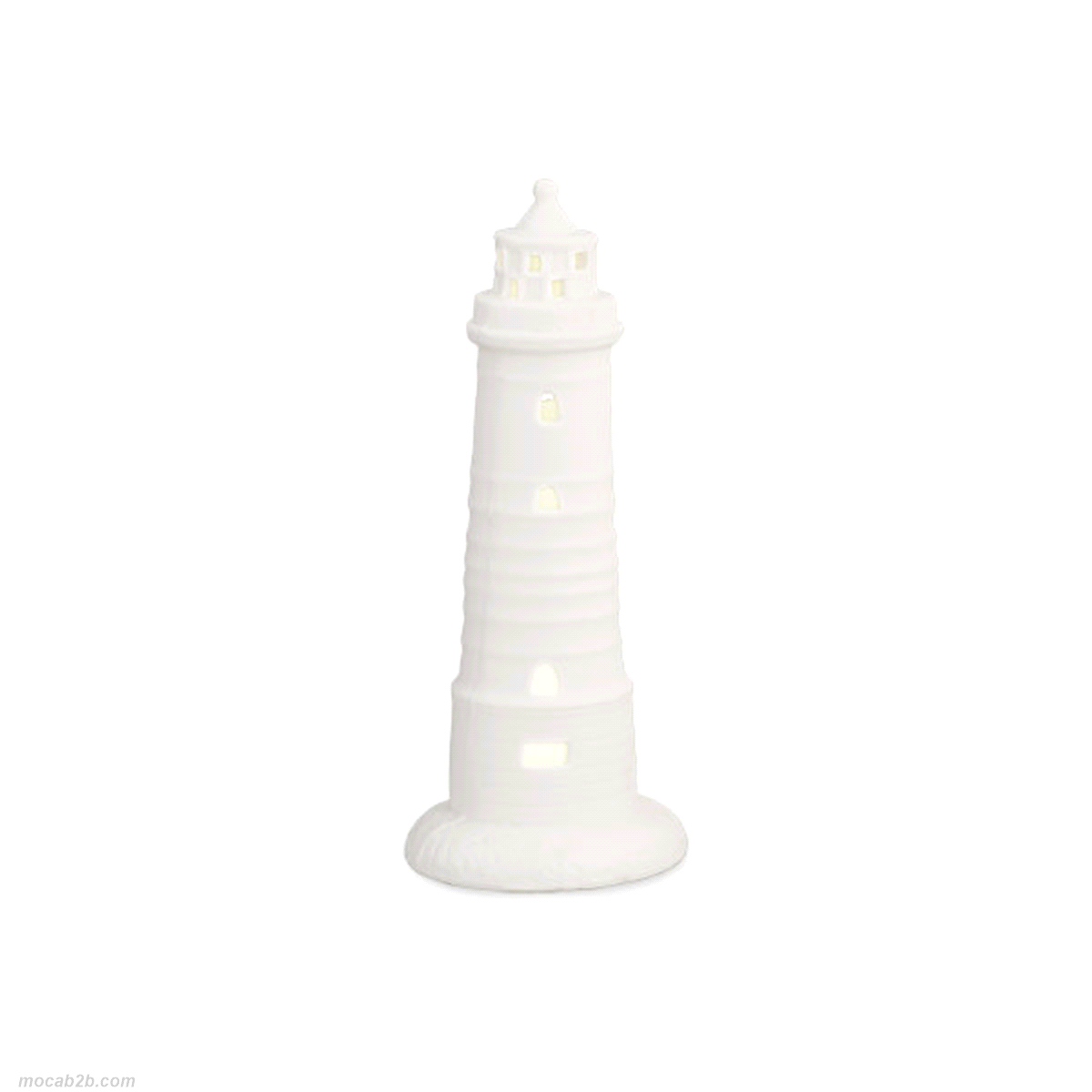 FARO BIANCO CON LED h.18 