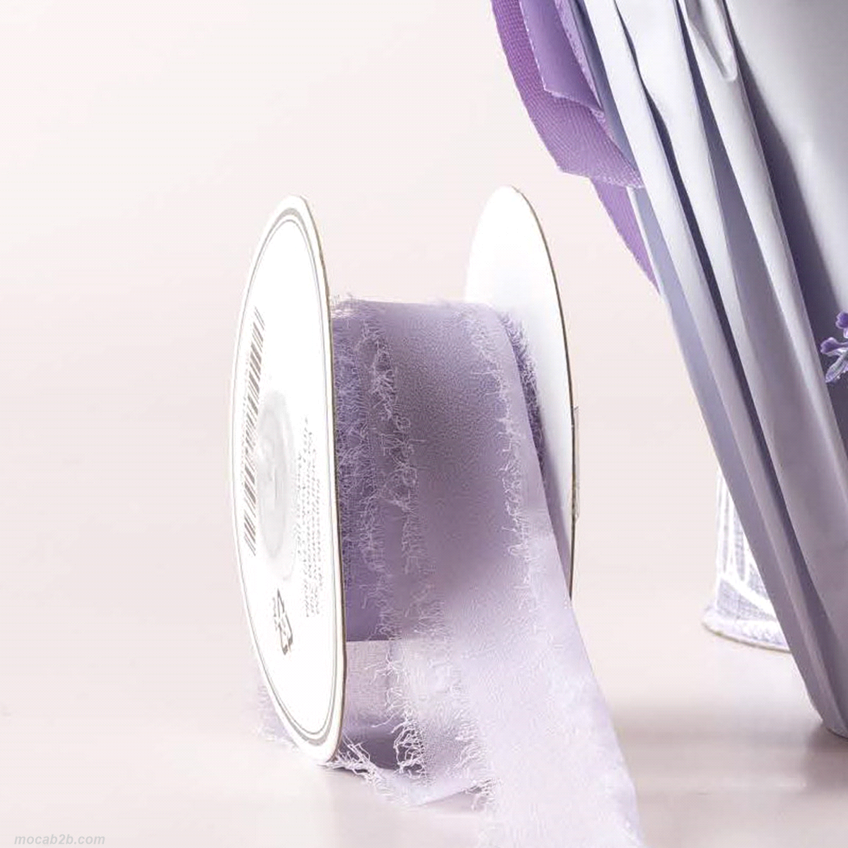 NASTRO CHIFFON ORG.LILLA mm30x25mt 