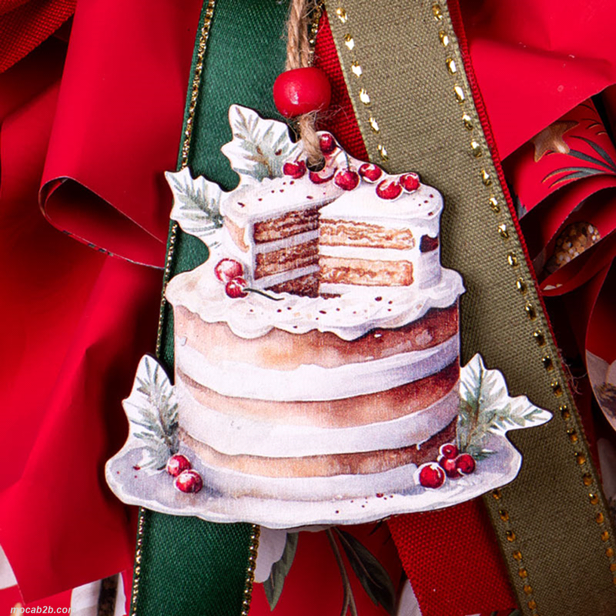 ALBERO TORTA ASSORTITO DA APPENDERE  h.80/110cm 