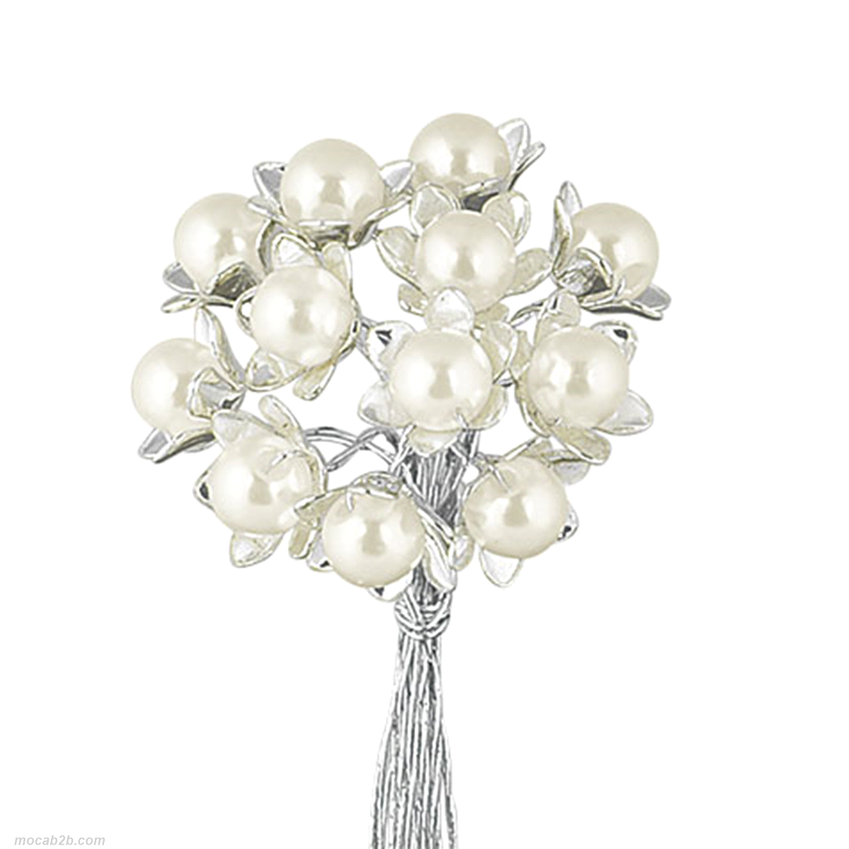 PICK 12 FIORI CON PERLA 