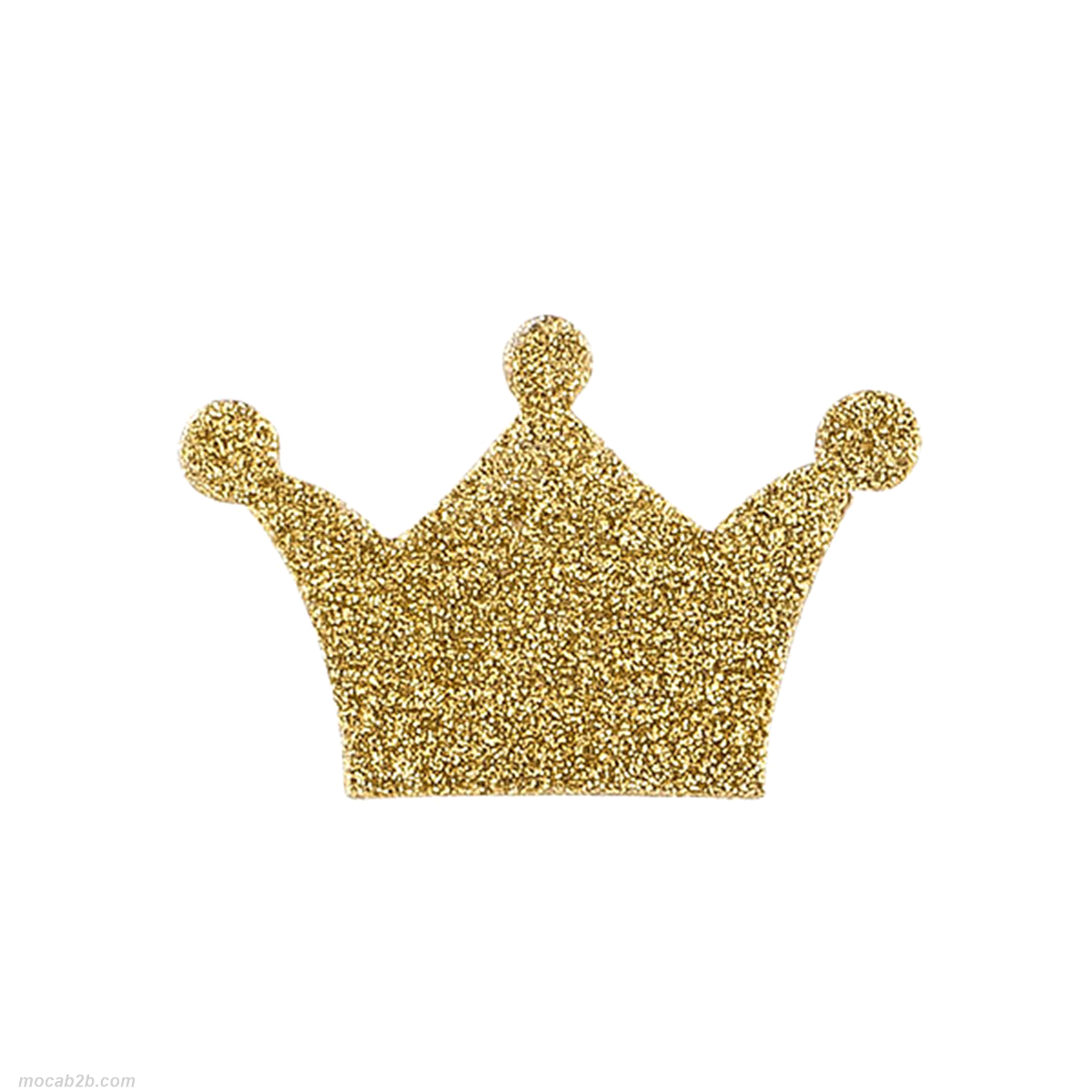 CORONA ORO GLITTER STICKERSx6pz 