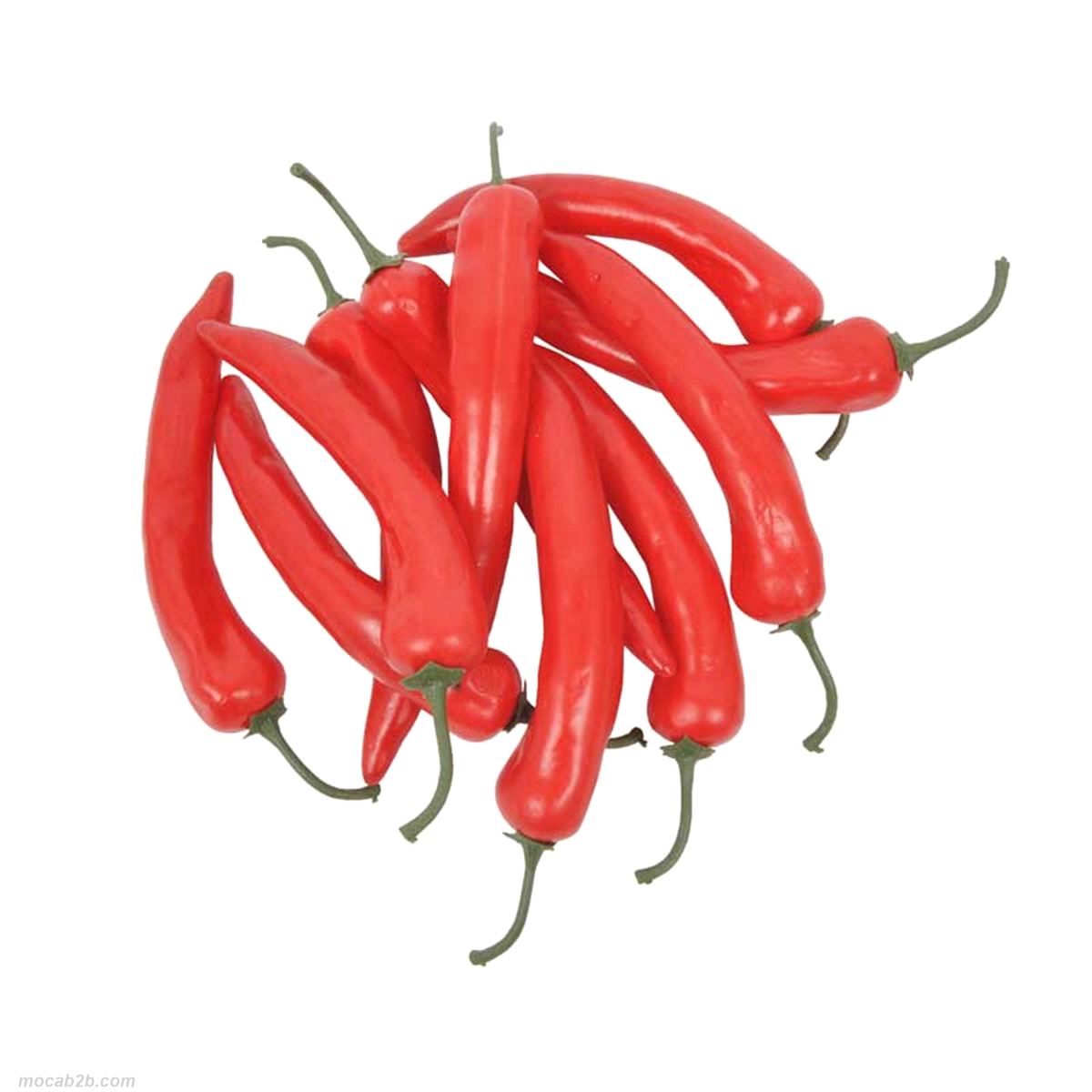 PEPERONCINO ROSSO PLASTICA x12pz 
