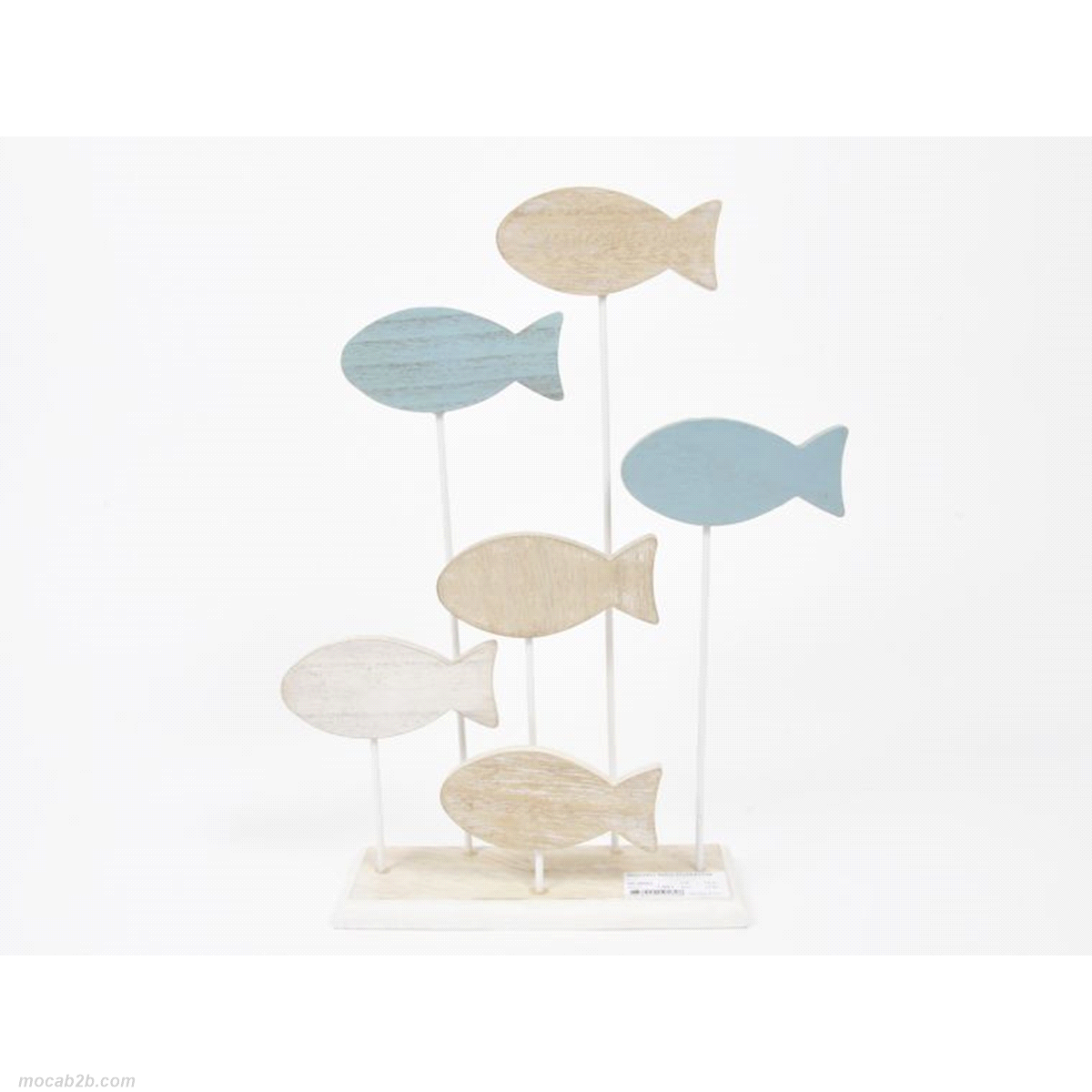 Pesci decorativi in legno 33x24,5x7cm 