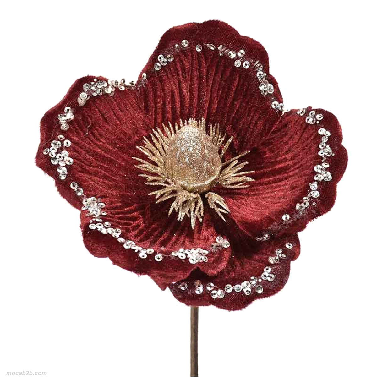 MAGNOLIA GLIT.BORDEAUX15x10x12pz(6) 