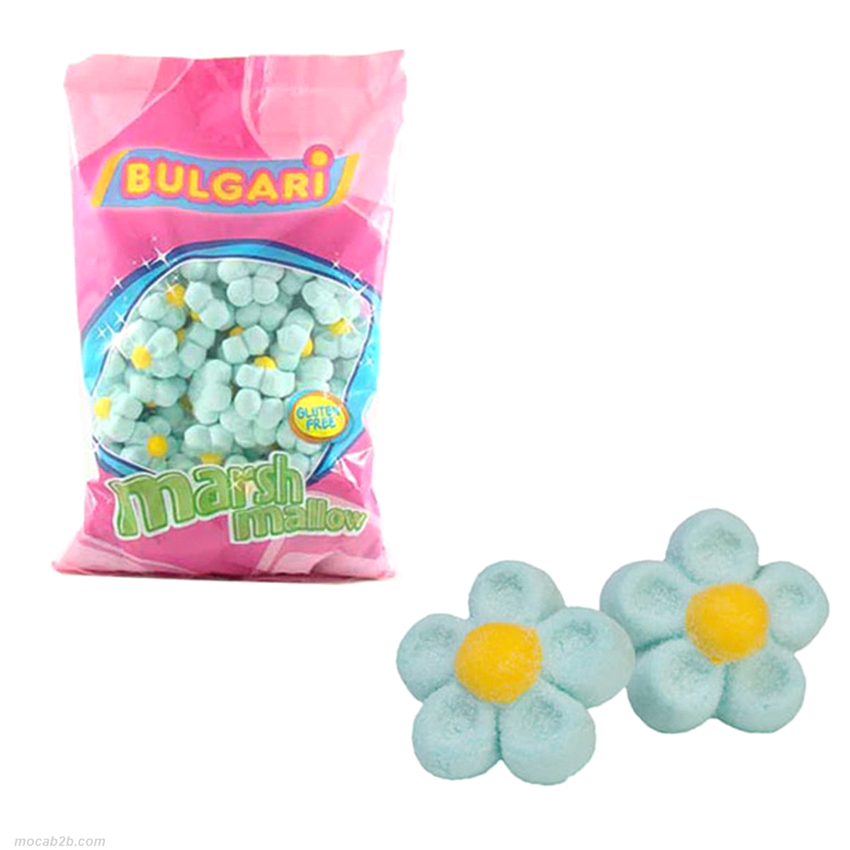 Marshmallow colorati e in diverse forme. Gluten free. 