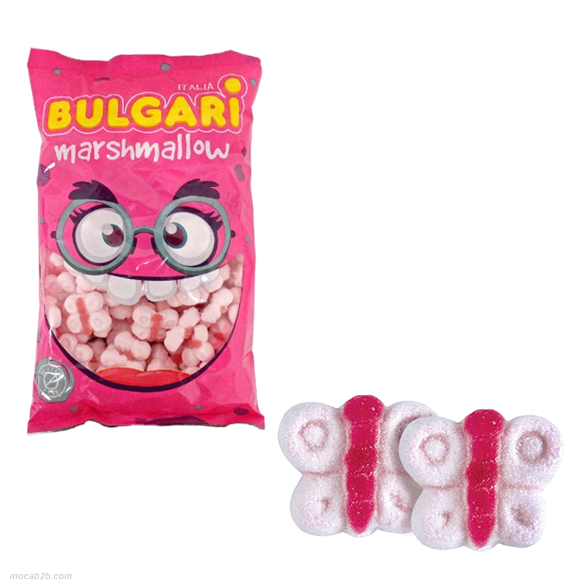 Marshmallow colorati e in diverse forme. Gluten free. 