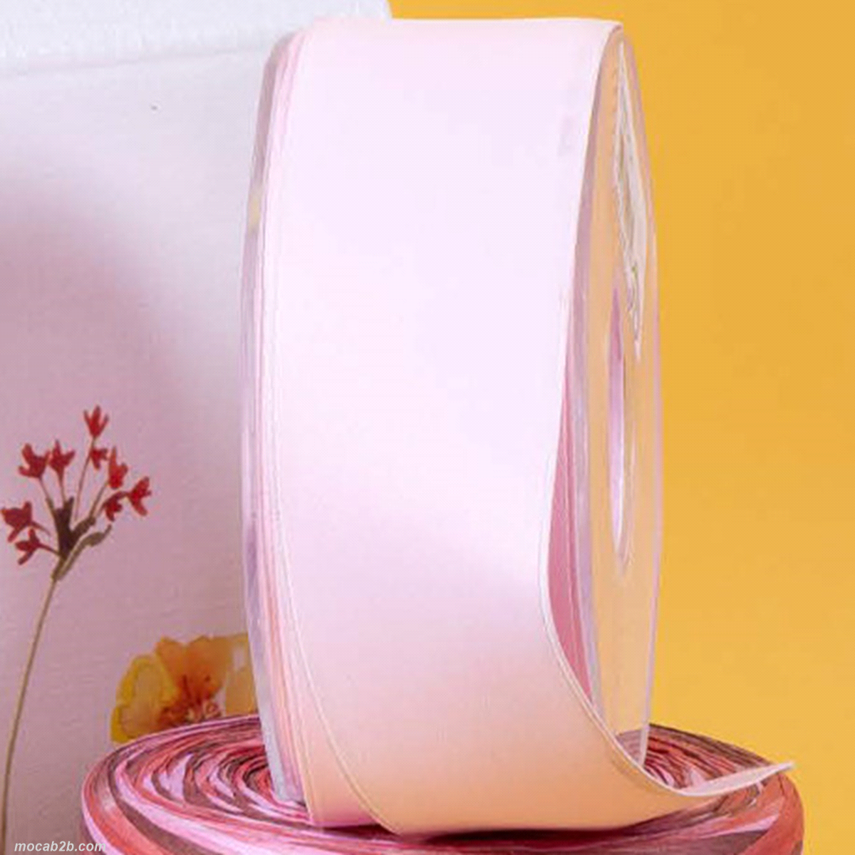 DOPPIO RASO ROSA BABY OPACOmm40x20mt 