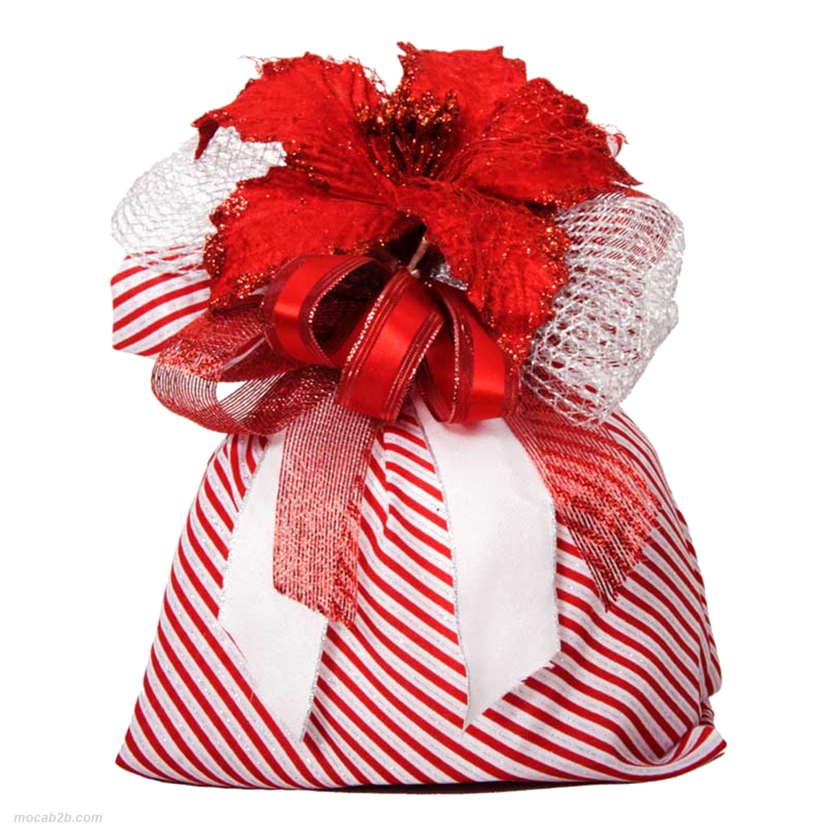 Portapanettone diagonale rosso 40x39. Made in China. 