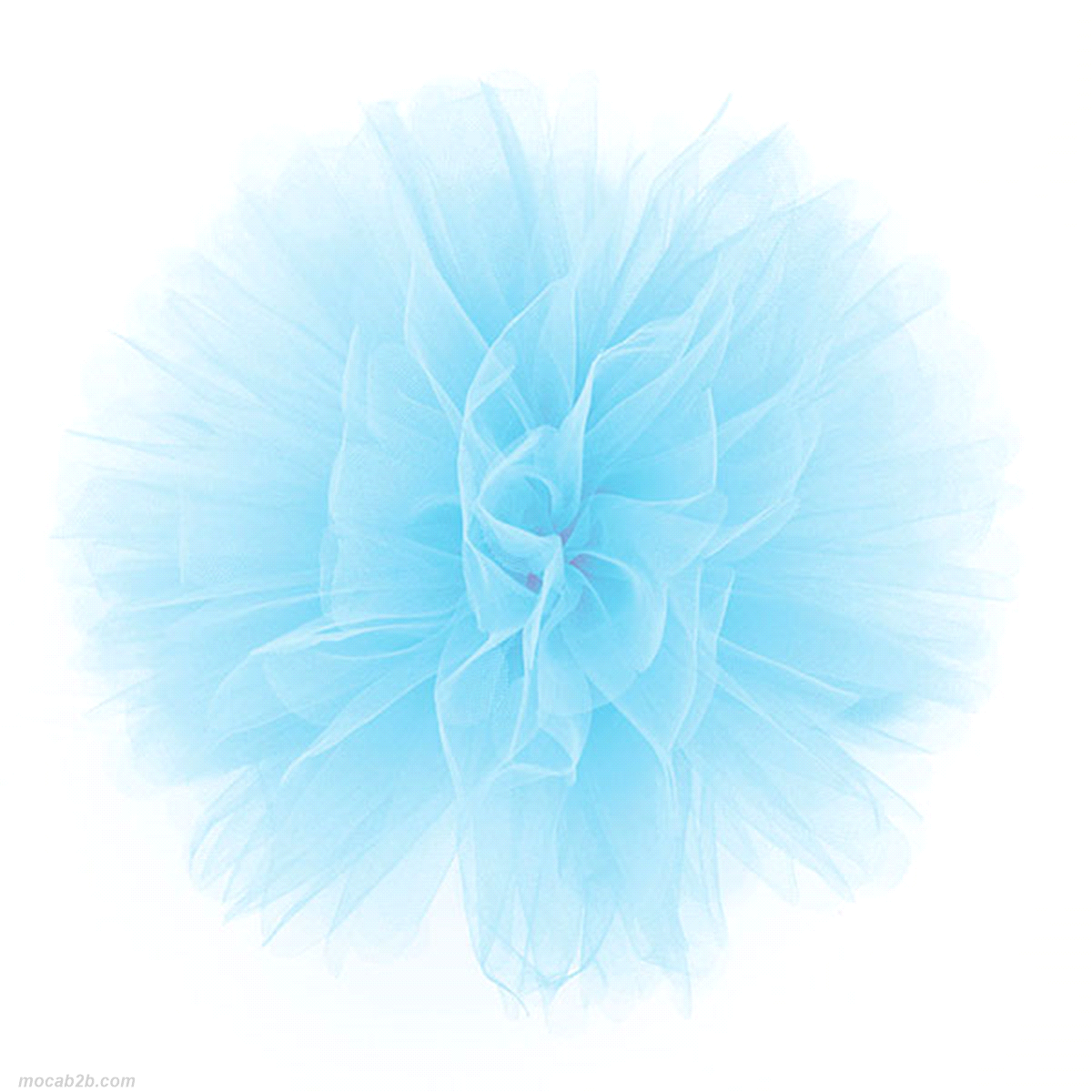 FLUFFY TULLE AZZURRO DIAMETRO 25 