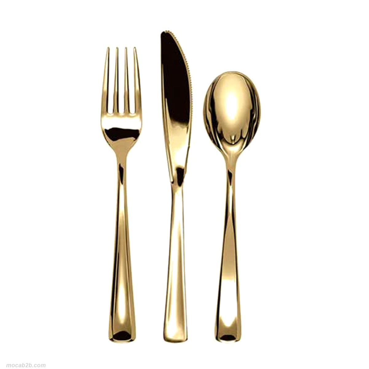 POSATE METAL ORO 20cm x18pz 