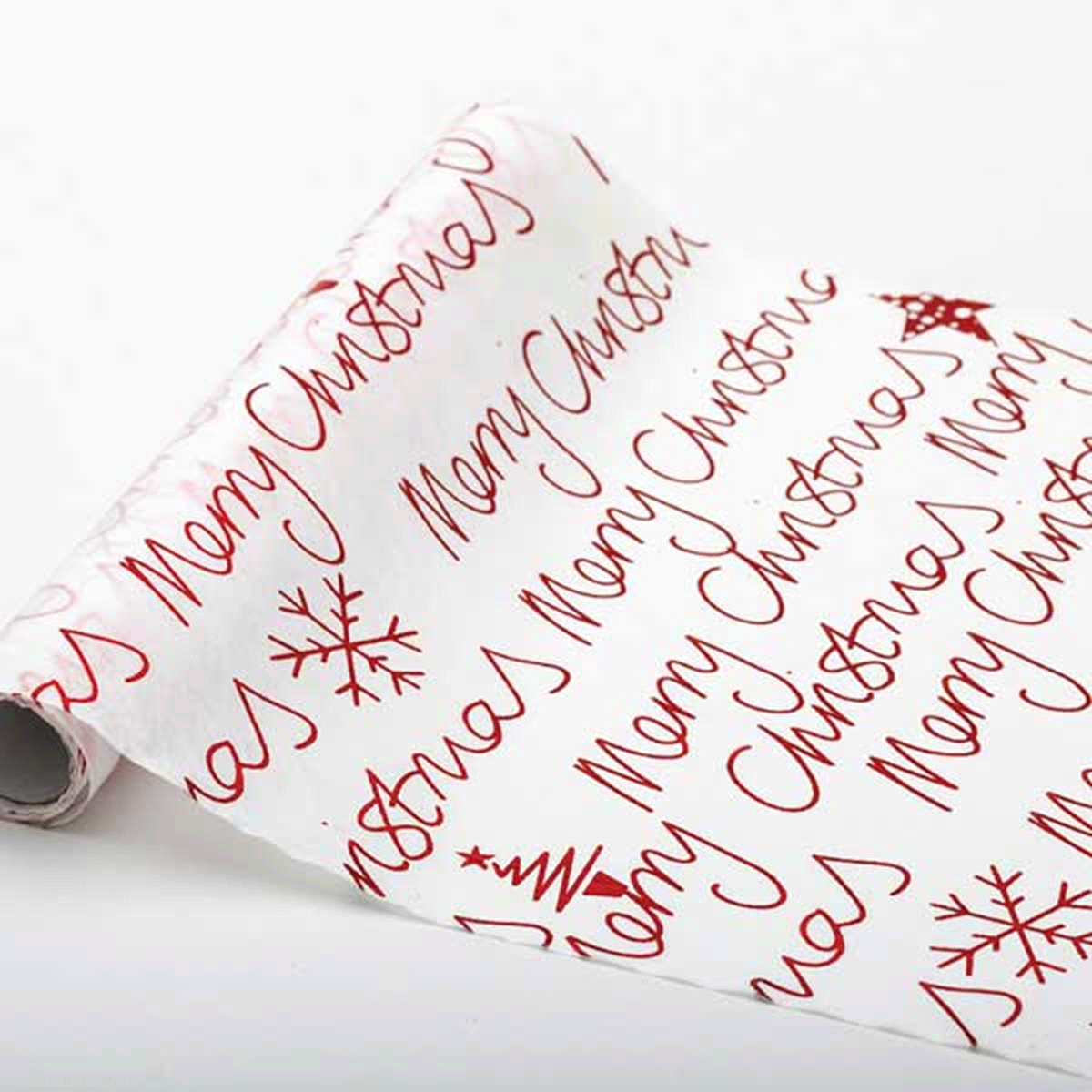 RUNNER MERRY XMAS BIA/ROSSO 28x3mt 