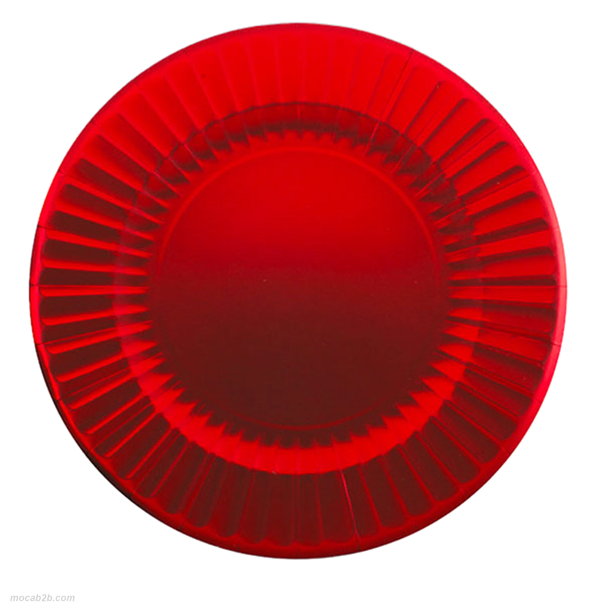 MAXI PIATTI ROSSO SATIN DAMETRO 33 x6pz 