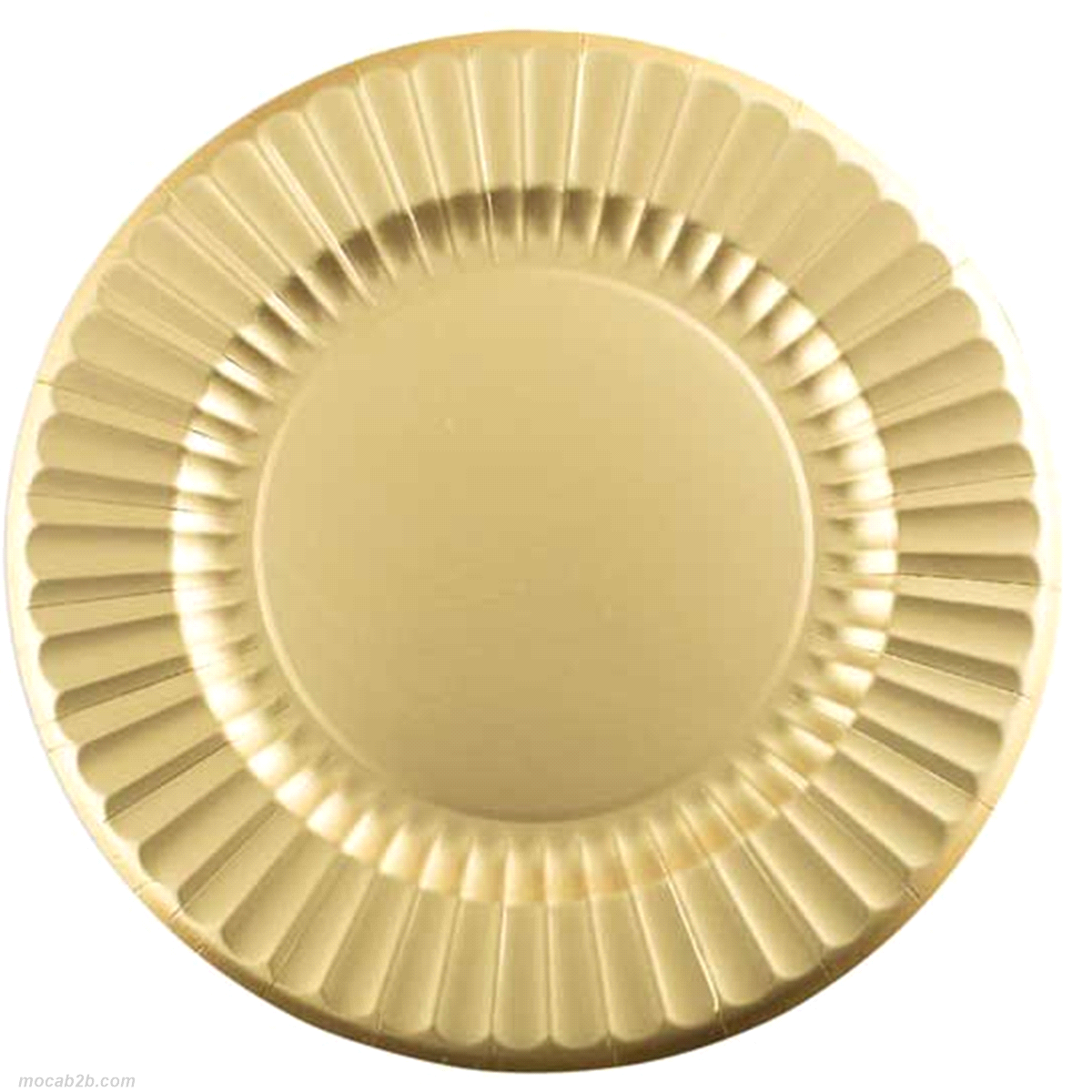 MAXI PIATTI GOLD SATIN DIAMETRO 33 x6pz 